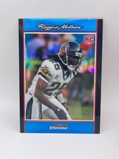 2007 Bowman Chrome #BC12 Reggie Nelson Blue Refractor #/150 Jacksonville Jaguars