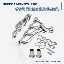 Stainless Steel Gm A-body Shorty Header For Chevy Big Block Bbc Exhaustmanifold Stainless Steel Gm A-body Shorty Header For Chevy Big Block Bbc Exhaustmanifold