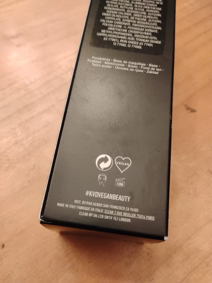 KVD Kat Von D Lock It Liquid Foundation 1.0 fl oz Medium 59 Neutral NIB RARE!! - Image 4 of 4