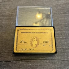 Rare American Express Gold Card Playing Card Deck Complete