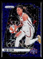 2024 Panini Prizm WNBA Sug Sutton Blue Velocity 51