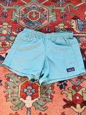 Boys Patagonia swim shorts 5 T blue and green