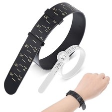 2PCS Ring and Bracelet Sizer Measuring Tool, Reusable Universal Finger and