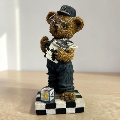 Vintage Home Interiors Kuddles Korner ''September'' Bear Figurine 2002