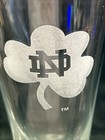 Lot Of 4 Notre Dame Fighting Irish ETCHED Football Pilsner Beer Glasses Barware — photo 8
