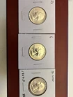 1962P, 1963D, and 1963D Washington Quarter 25C Silver Brilliant Uncirculated