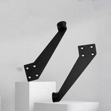 Overhead Door Stops with Rubber Padding for Left and Right Opening Doors