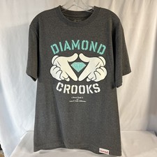 Diamond Supply Co Crooks Castles Collab T-shirt mens Medium Skate Y2k USA Made