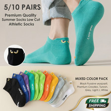 Mens Womens Trainer Liner Ankle Socks Invisible Cotton Low Cut Sports Socks lot