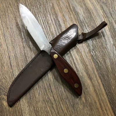 Vintage 60s 70s York Cutlery Company Solingen Germany Model 431 Knife & Sheath