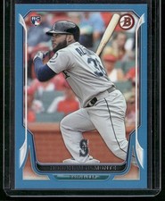 2014 Bowman #44 Abraham Almonte Blue #/500