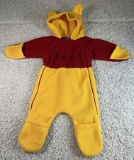 VTG Winnie The Pooh Infant One Piece/Costume With Hoodie Sz 18M NWT