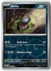 Deino 065/086 White Flare Reverse Holo Common