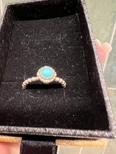Pandora Silber Ring Türkis 925 ALE gestempel...