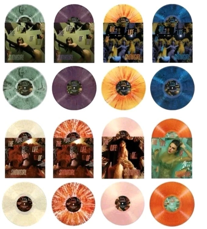 COMPLETE SET*** Taylor Swift - The Life of a Showgirl Limited Edition Variants - Image 2 of 4
