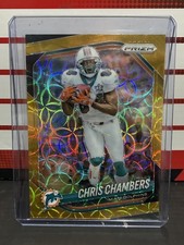 2025 Panini Prizm Choice Chris Chambers Gold Scope #/10 Dolphins #107