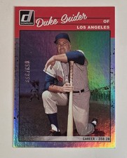 2023 Panini Donruss - Retro 1990 Variation Duke Snider #282 Career Stat Line...