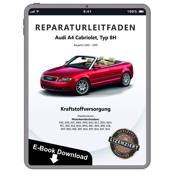 Audi A4 2002-2009 Kraftstoffversorgung Benzin Usa Werkstatthandbuch Pdf Datei-image