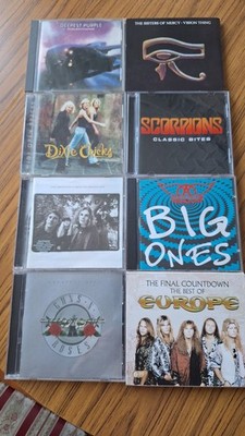 Europe.Paradise Lost.Deep Purple.Guns &Roses.Aerosmith & more. 10 x CDs Bundle 