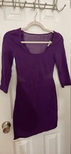 American Eagle Purple Mesh Bodycon Dress, XS