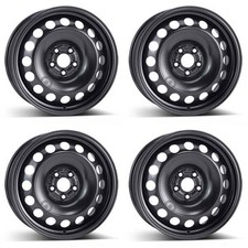 4 Alcar Stahlfelgen 6.5Jx16 Zoll ET42 5x100 für Audi A3 4er Satz