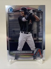 2025 Bowman Draft Chrome Kayson Cunningham 1st Bowman Diamondbacks #BDC-84