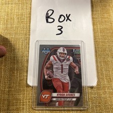 QTY: 2024 Bowman Chrome U - Kyron Drones ( Virginia Tech ) 1st Rookie RC #119