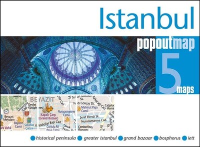 Istanbul PopOut Map by PopOut Maps Folded Book