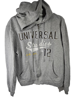 Universal Studios Hollywood Hoodie Mens Size Small Classic Grey Designer Studio