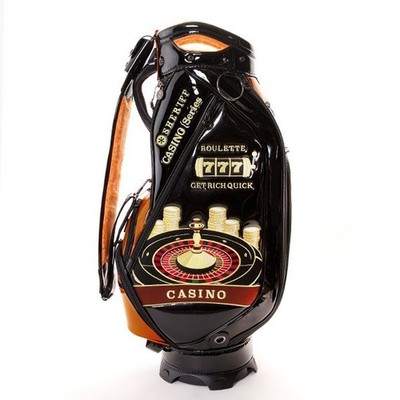 Sheriff Casino Series Golf Cart Bag 9.5in 3.8kg Black/Orange 5way