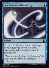 Accumulated Knowledge DDO 35 Normal English NM - MTG