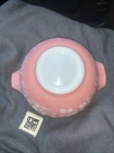 Vintage Pyrex Glass #442 Pink Gooseberry 1-1/2 QT Cinderella Mixing Bowl