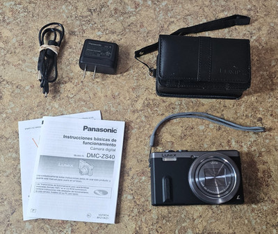 Panasonic Lumix DMC-ZS40 18.1 MP 30x Optical Zoom Compact Digital Camera Black