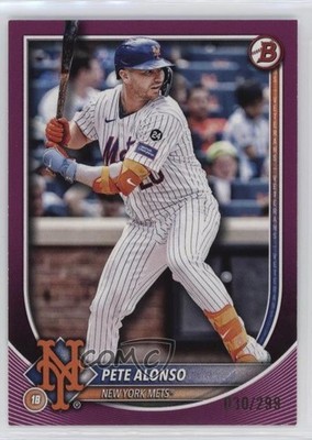 2025 Bowman Fuchsia 30/299 Pete Alonso #56 15sd