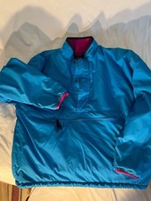 Vintage GAP Arctic Light Fleece REVERSIBLE JACKET Blue / Pink Mens Large 90s