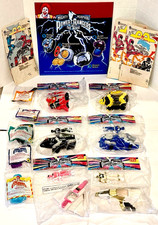 11 Dif McDonald's Power Ranger Happy Meal Toys NSB  Translite  3 Bags 1994-95