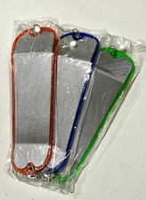 Set Of 3 - 11" Flashers w/Ball Swivel and Clip for Trolling Salmon Fishing