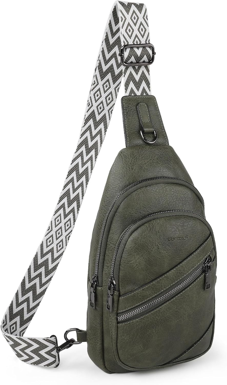 Sling Bag Crossbody Bags for Women Leather Cross Body Bag Trendy Fanny Pack Ches