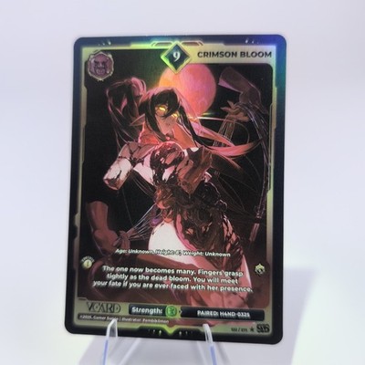 Gamersupps Vcard TCG Divine Chaos Crimson Bloom Holo 9 1st Edition Full Art