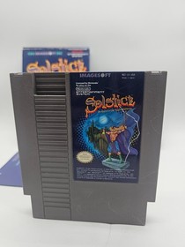 Solstice: The Quest for the Staff of Demnos (NES, Nintendo 1989) CIB!