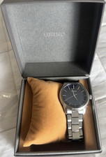 Seiko Blue Dial Analog Date Stainless Steel B...