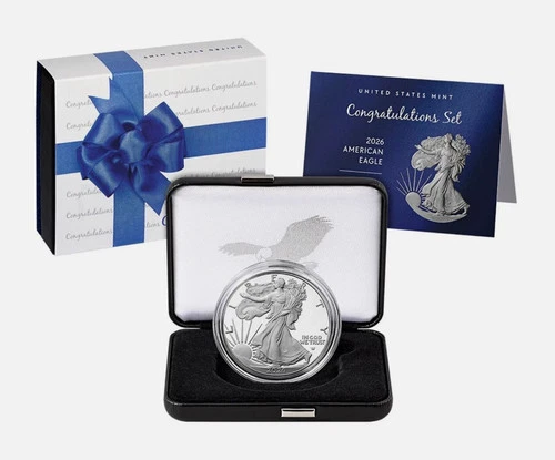 2026 Congratulations Set American Eagle 1oz Silver Proof Coin