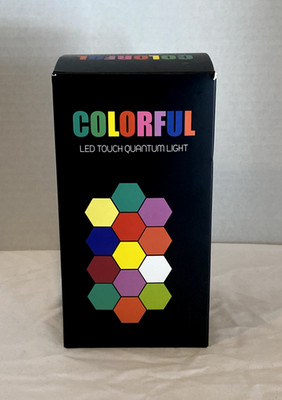 Quantum Light Touch Sensitive Sensor Lights LED Hexagon 6 color tiles- Excellent