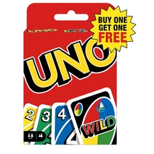 UNO - Classic Colour & Number Matching Card Game  free shipping BYE 1 get 1 free