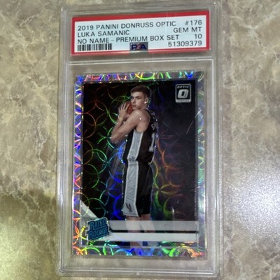 Panini 2019-20 Donruss Optic Luka Samanic Rated Rookie #176 Prizm /249 PSA 10