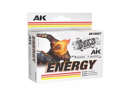 AK Interactive AK16027 - Energy Colors Set 3x30ml - Neu