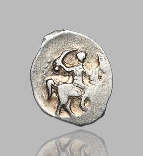 RUSSIA. Ivan IV "The Terrible" 1533 1584. Silver Denga