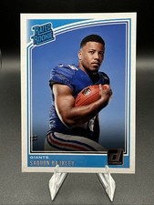 2018 Saquon Barkley Donruss #306 Rated Rookie Card RC. rookie card picture