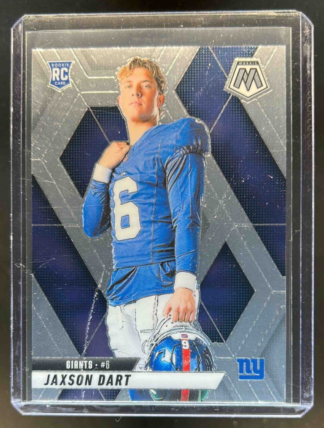 2025 Mosaic Jaxson Dart Rookie Variation RC #288 Giants