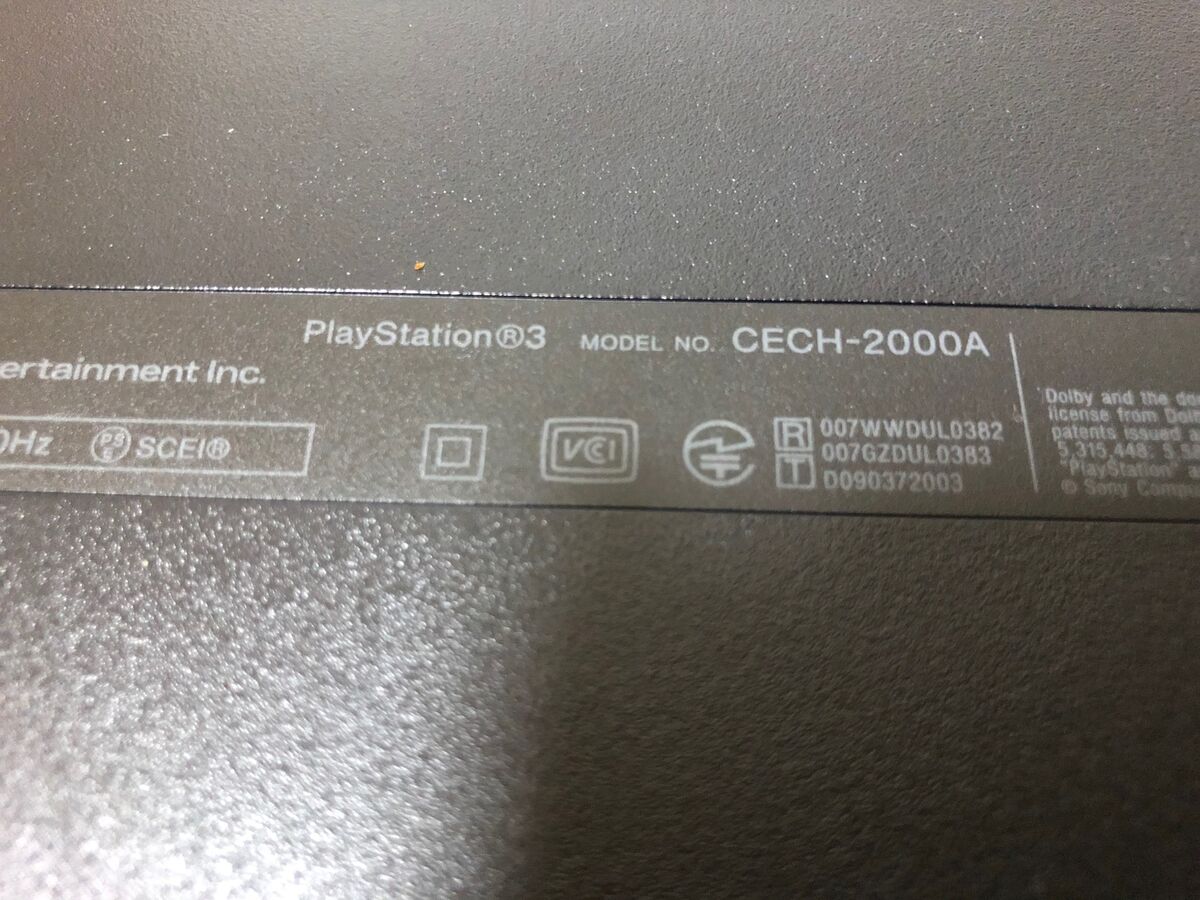 Sony PlayStation 3 (120GB) Charcoal Black (CECH-2000A)